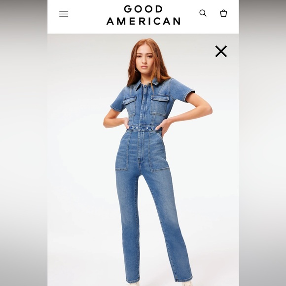 Good American Fit For Success Jumpsuit - Picture 1 of 16